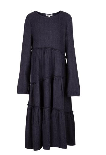 Langarmkleid Blau