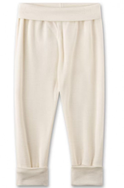 Wolle/Seide Hose Beige