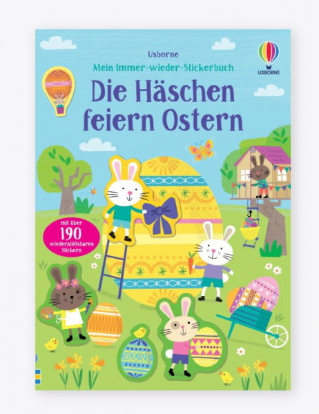 Mein Immer-wieder-Stickerbuch: Die Häschen feiern Ostern