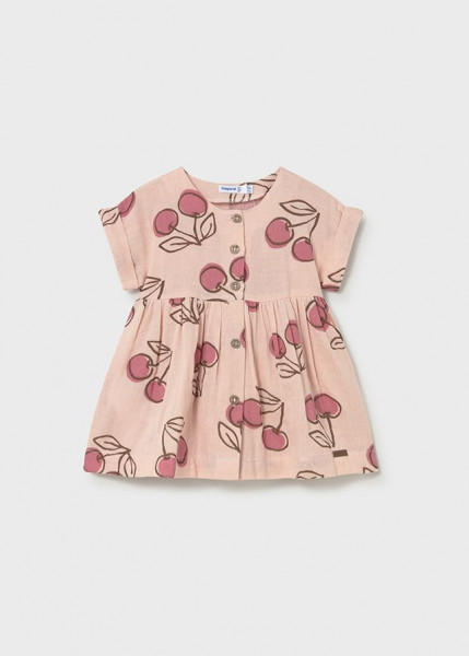 Kleid bedruckt, fuchsia