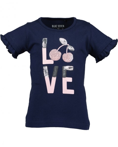 T-Shirt, Rundhals, ultramarin