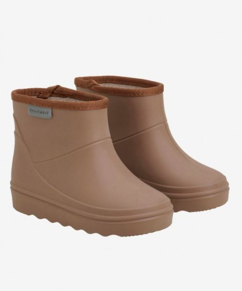 Gummistiefel kurz Braun