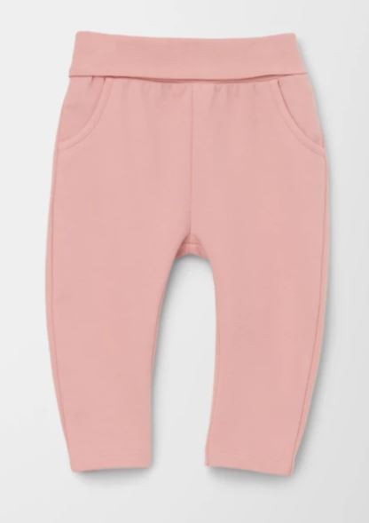 Sweathose mit Umschlagband, Leggins, pfirsich