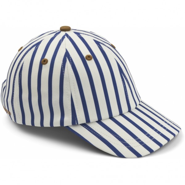 Schirmmütze "Danny", stripe blue creme de la creme
