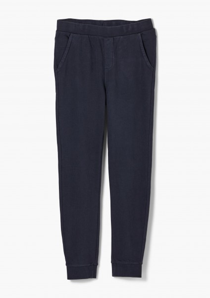 Jogginghose aus Sweat, navy