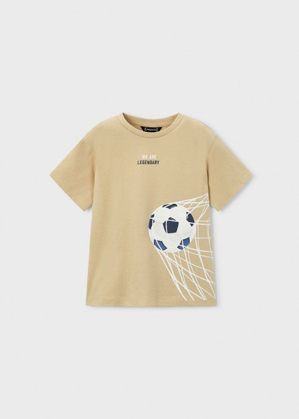 T-Shirt mit "Legendary", walnuss
