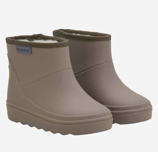 Thermo Gummistiefel KURZ braun