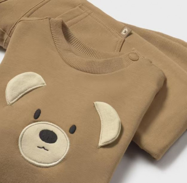 Sweatshirt Bär, caramel