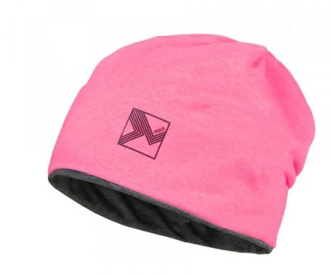 Kids Beanie pink/grau