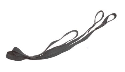 Befestigungsband für Handschuhe Grau