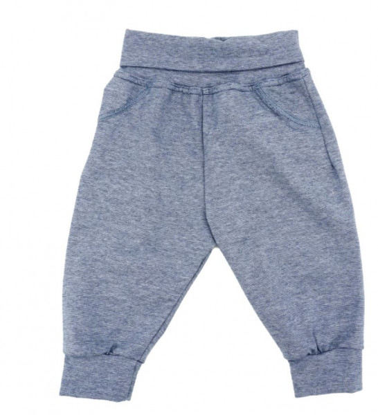 Baby-Pumphose Blau meliert