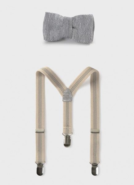 Hosenträger beige