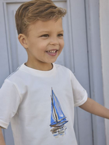 Kurzarmshirt Schiff