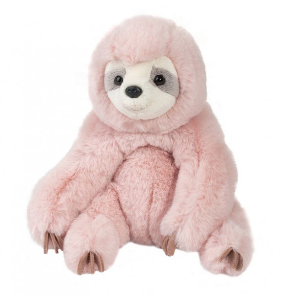 Kuscheltier Faultier pink