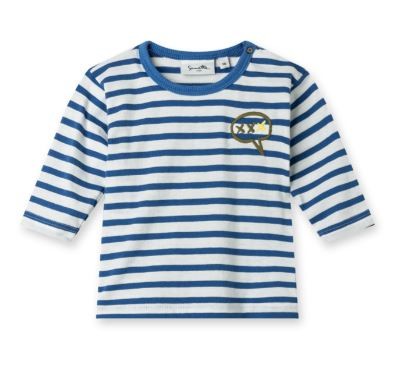 Langarmshirt Blau Streifen
