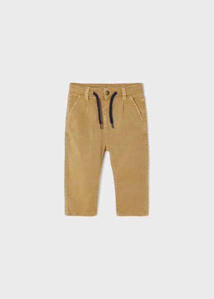 Hose Slouchy fit für Babys, Mandel