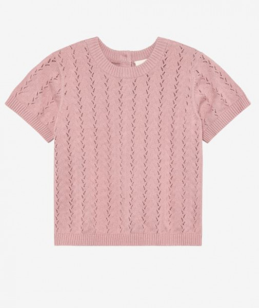 Pullover-Shirt Roserauch /Strick