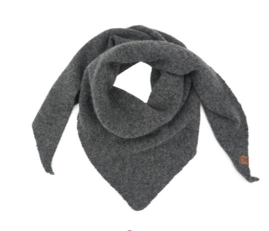 Kids Girl-Dreiecktuch grau