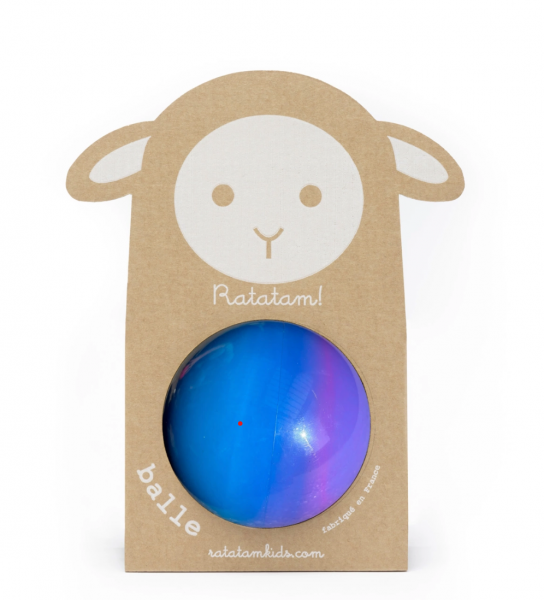 Ball Gum Schaf Blau/Lila 10cm