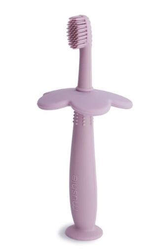 Trainings Zahnbürste Blume, soft lilac
