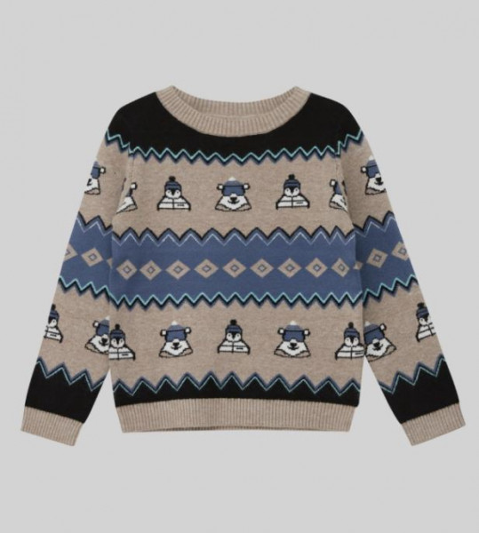 Strickpulli Eisbär