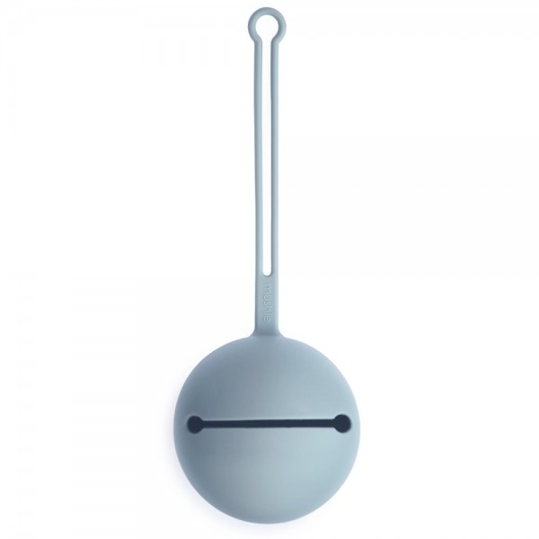 Schnullerbox Silikon, sky blue