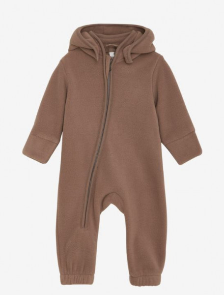 Overall aus Fleece, Braun