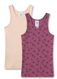 Unterhemd 2er Set Lila