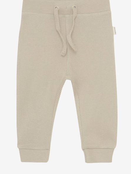 Leggings Rippe Hellbraun Tencel