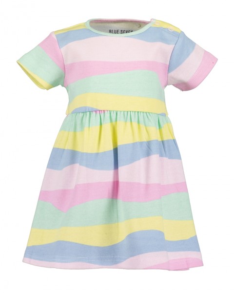 Kleid, Rundhals, rosa