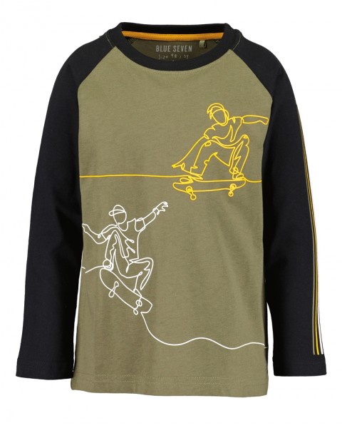 T-Shirt, Rundhals, schilf
