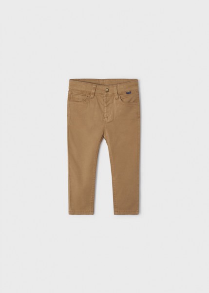 Hose 5 Taschen slim fit, mandel