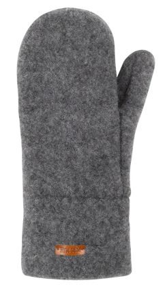 Mini Fäustel GOTS 100% Merinowolle Fleece, grau