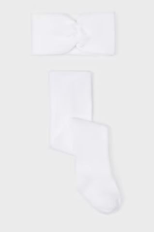 Strumpfhose und Haarreifen, Roh
