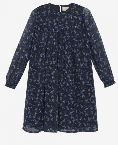 Kleid Blau/Blumen