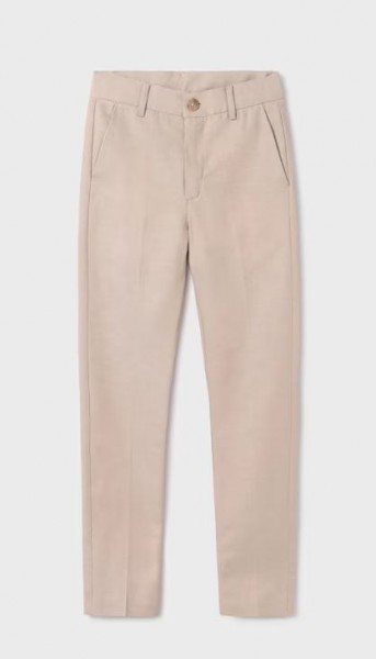 Hose natural suiting, beige