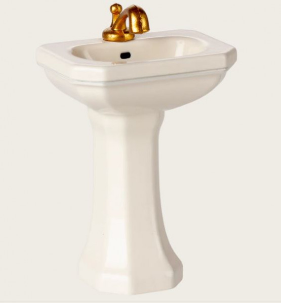 Waschbecken, Maus, creme