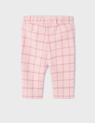 Hose kariert rose