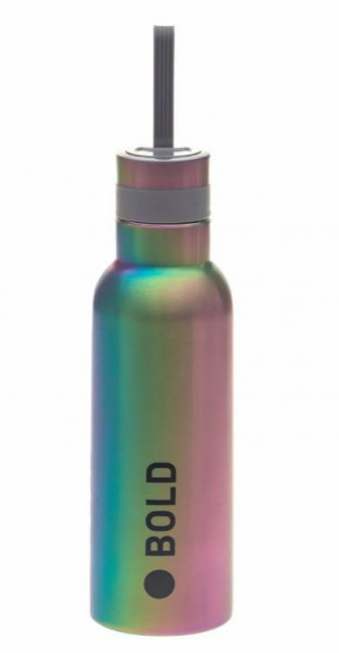 Trinkflasche Edelstahl Bold Regenbogen