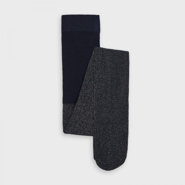 Strumpfhose Lurex in marinblau