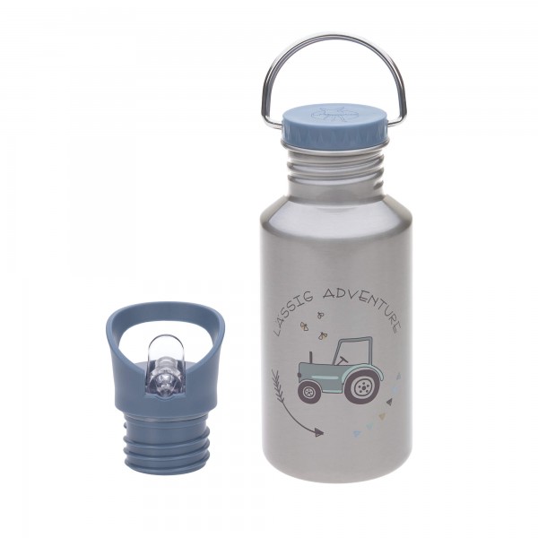 Trinkflasche aus Edelstahl, Steel Adventure Tractor