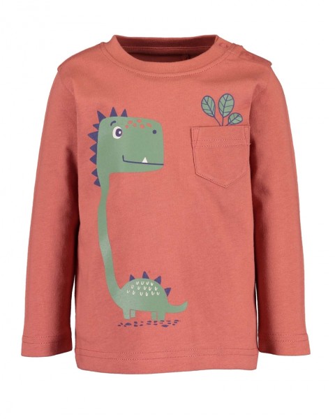 T-Shirt, Rundhals, ziegel