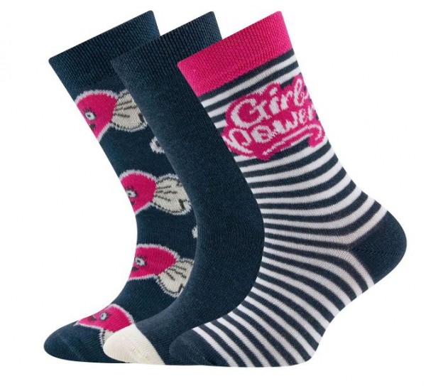 Socken 3er Pack Girl Power