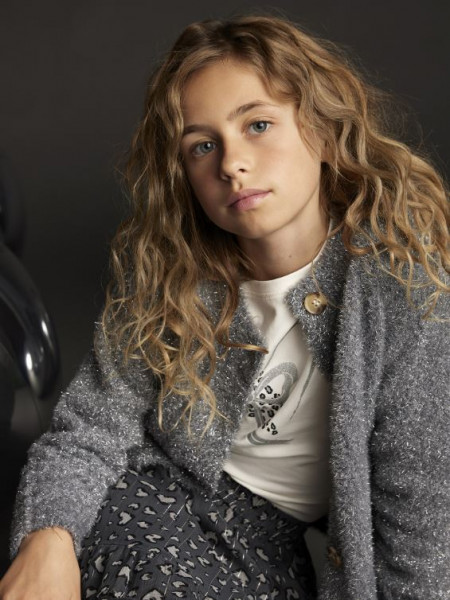 Cardigan silber