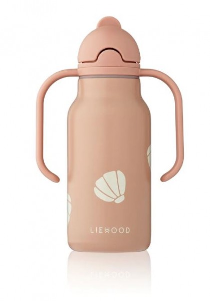 Kimmie Wasserflasche aus Stahl 250ml Muschel Pale Tuskany