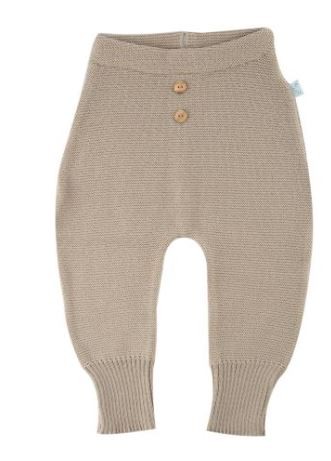 Pumphose Wollstrick Beige