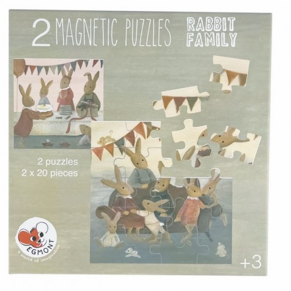 Magnetpuzzle Hase