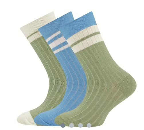 Socken 3er Set Grün/Blau
