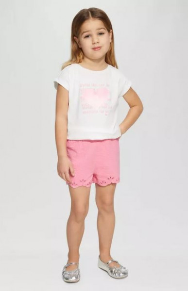 Webhose mit Lochmuster pink