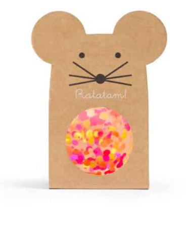 Flummi Maus Multicolor Orange